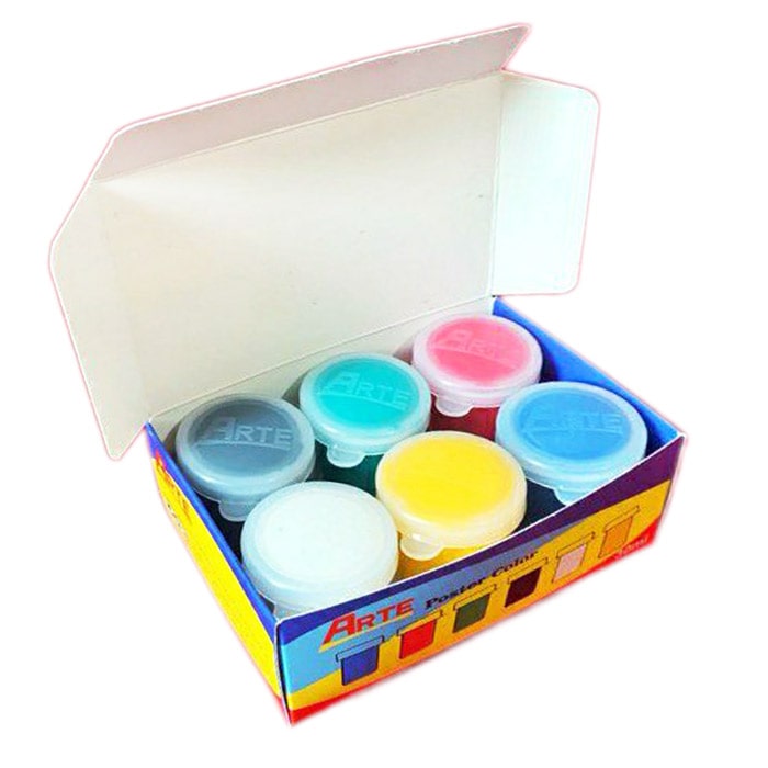 گواش 6 رنگ آرته